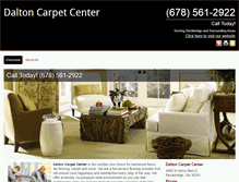 Tablet Screenshot of carpetcenterga.com